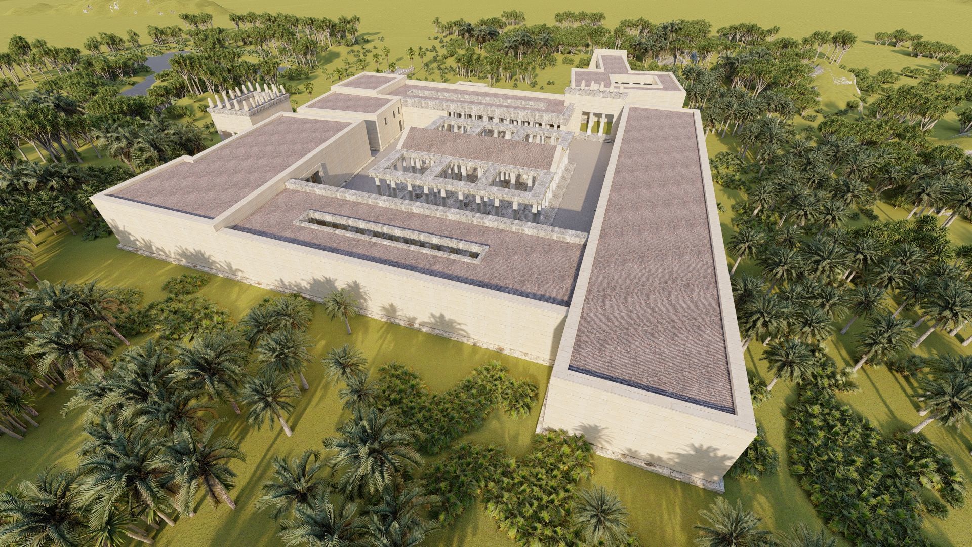 Parthenon-Historical Greek Temple 3D model_7