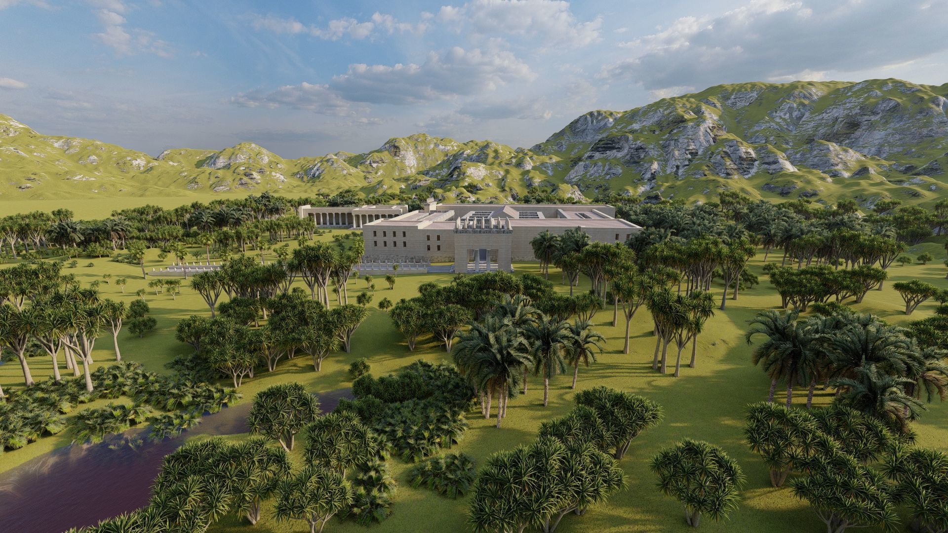 Parthenon-Historical Greek Temple 3D model_8