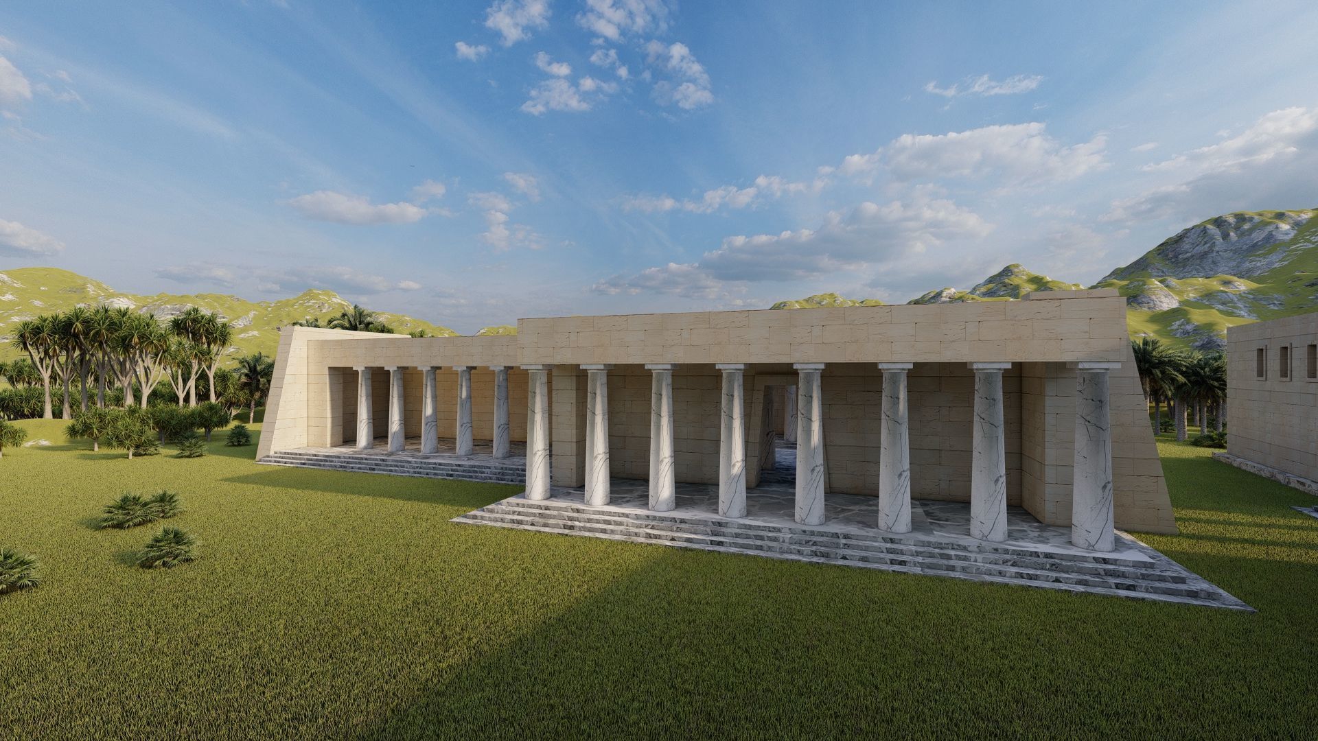 Parthenon-Historical Greek Temple 3D model_3