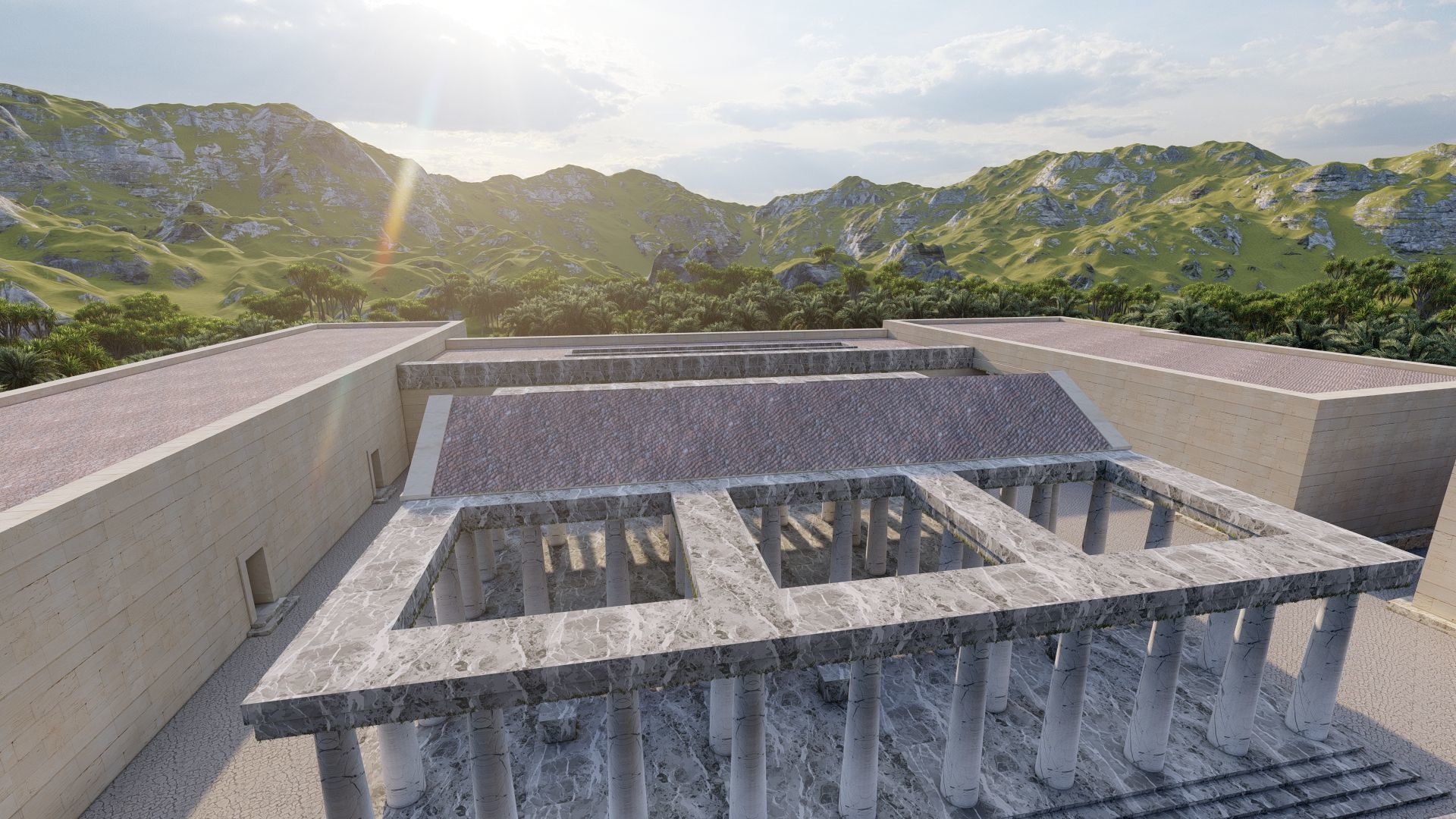 Parthenon-Historical Greek Temple 3D model_11