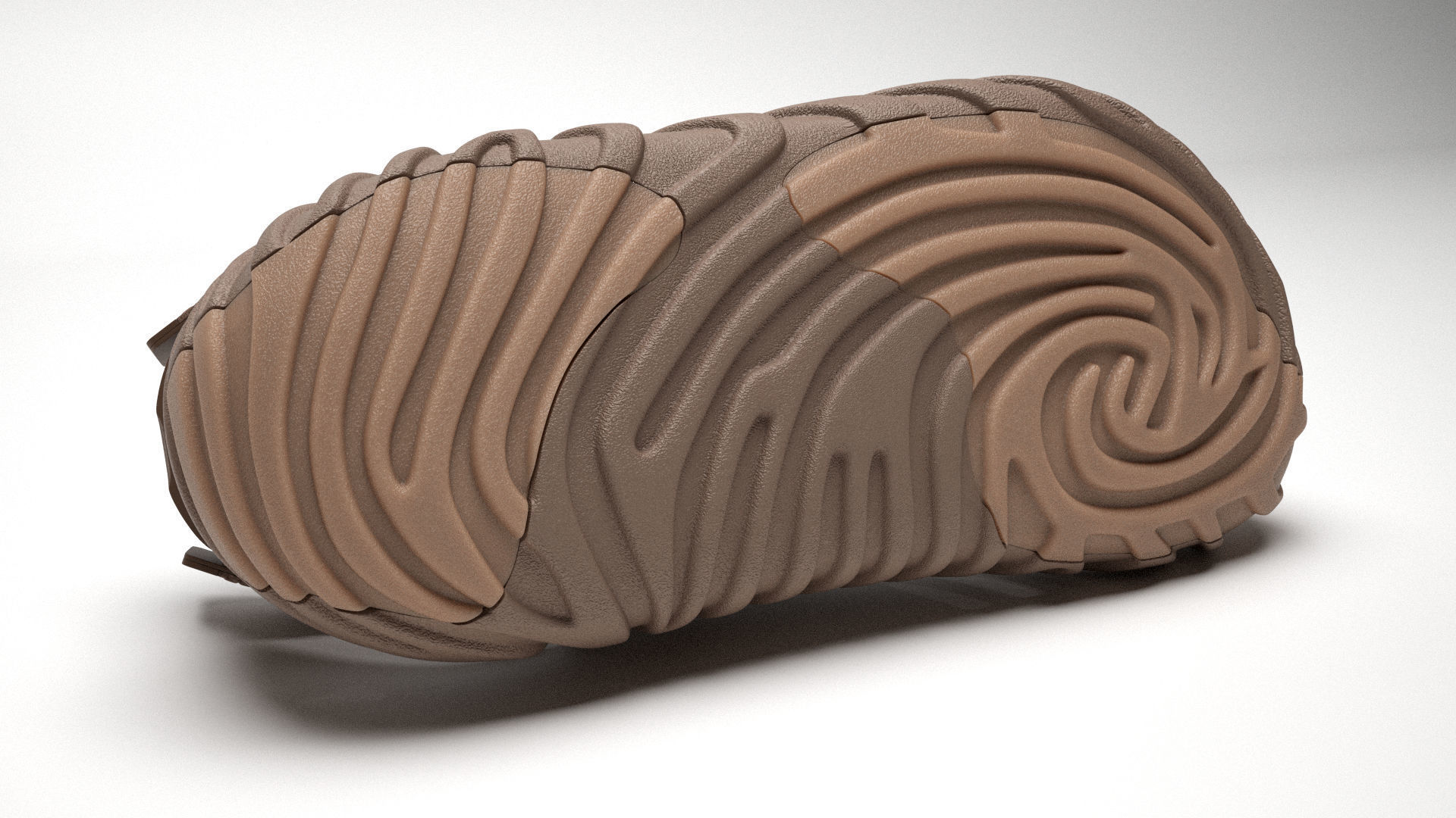 Crocs Pollex Clog Brown 3D model_8