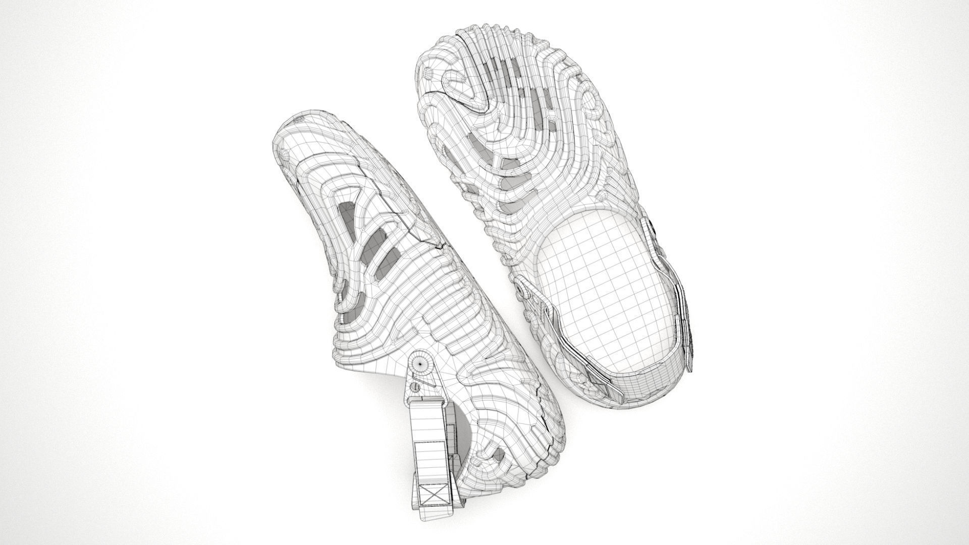 Crocs Pollex Clog Brown 3D model_14