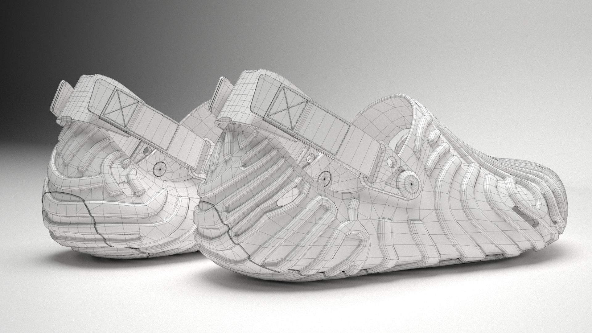 Crocs Pollex Clog Brown 3D model_15