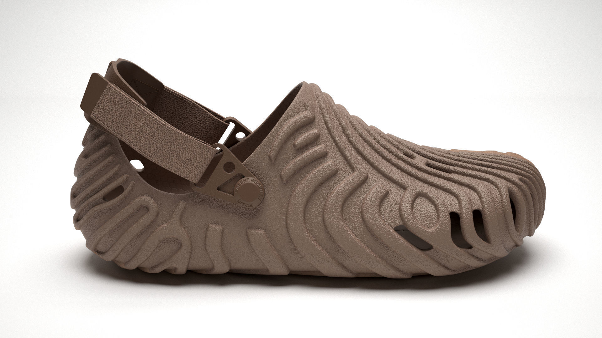 Crocs Pollex Clog Brown 3D model_6