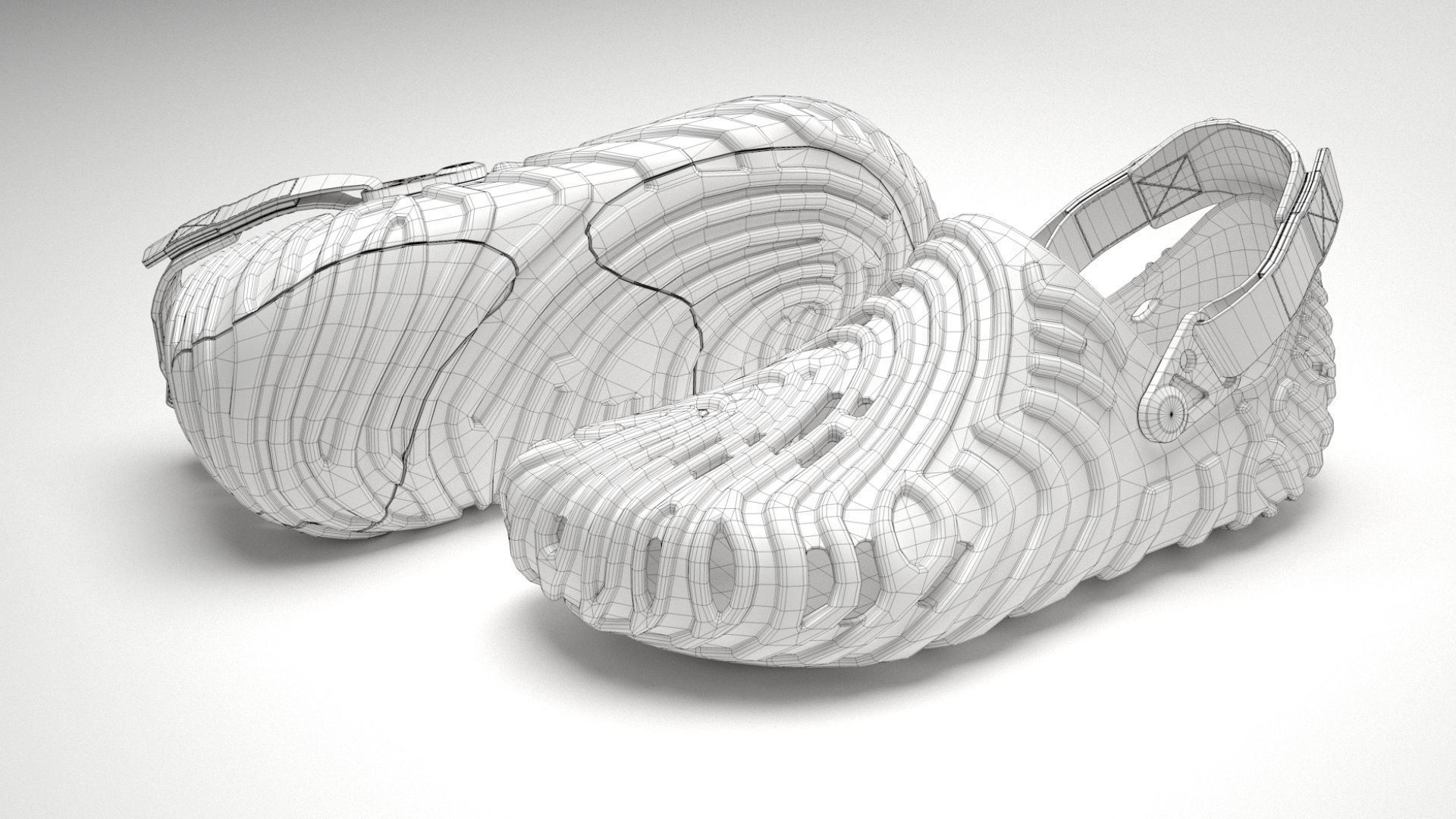 Crocs Pollex Clog Brown 3D model_13