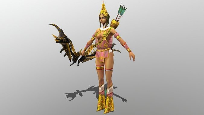 Karma Low-poly 3D model
