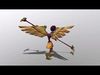 Horus Low-poly 3D model_2
