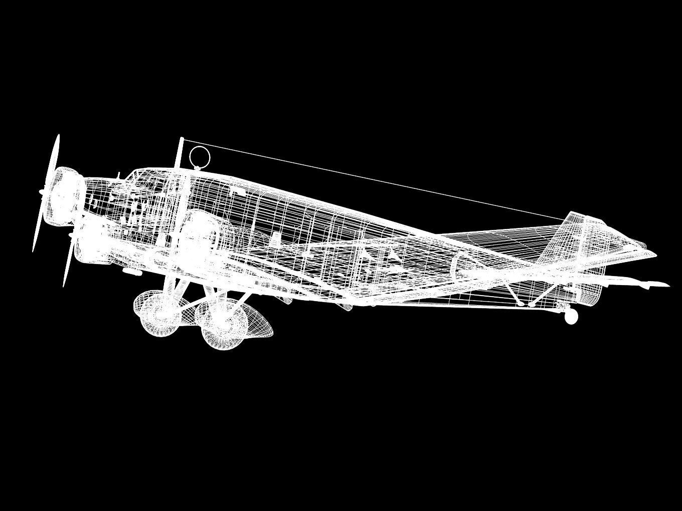 Junkers Ju52 3D model_13