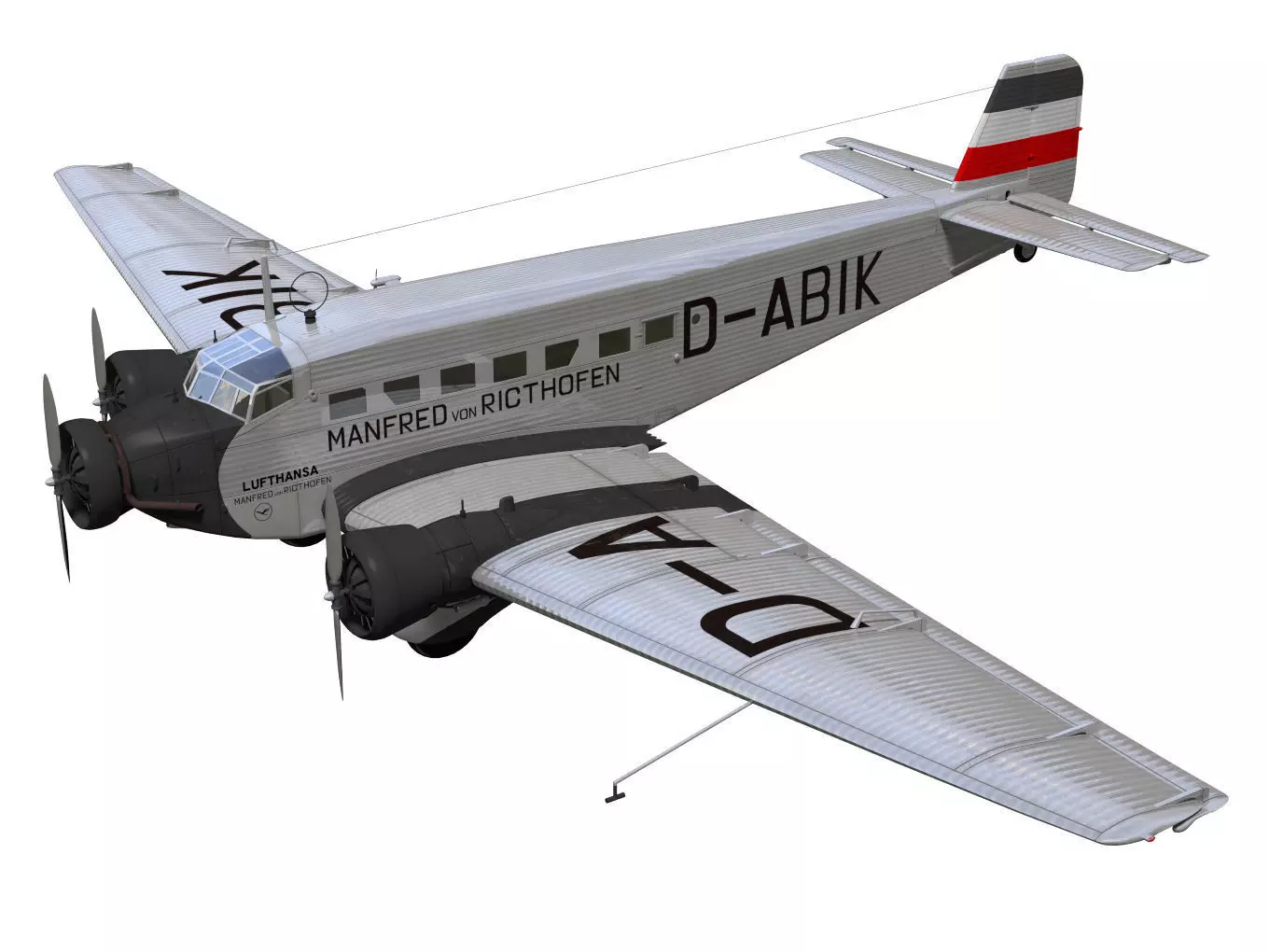 Junkers Ju52 3D model_0