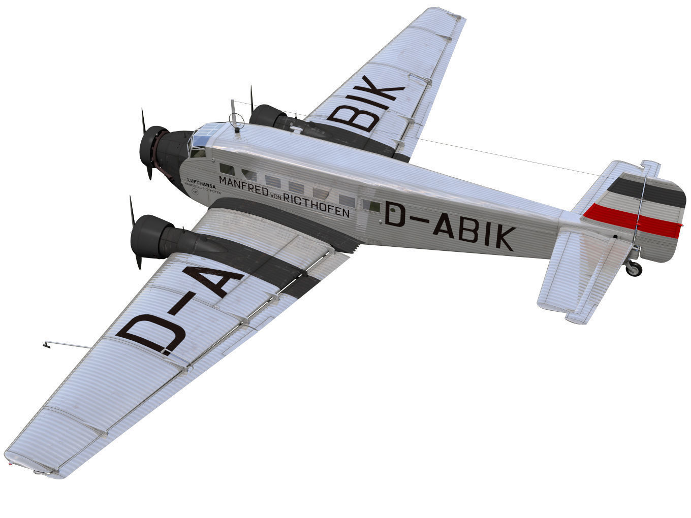 Junkers Ju52 3D model_1