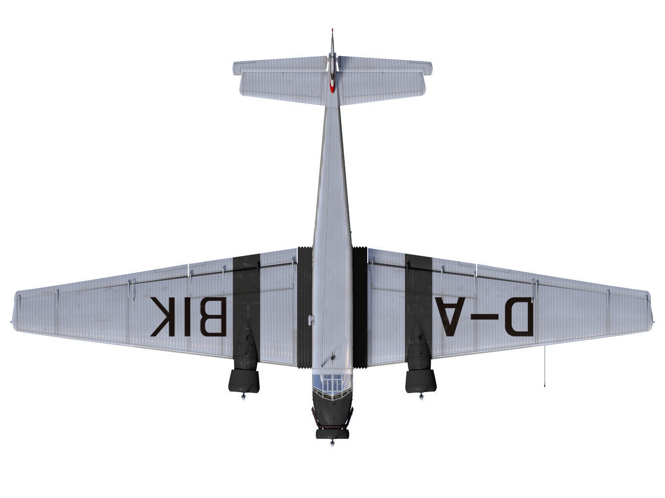 Junkers Ju52 3D model_10
