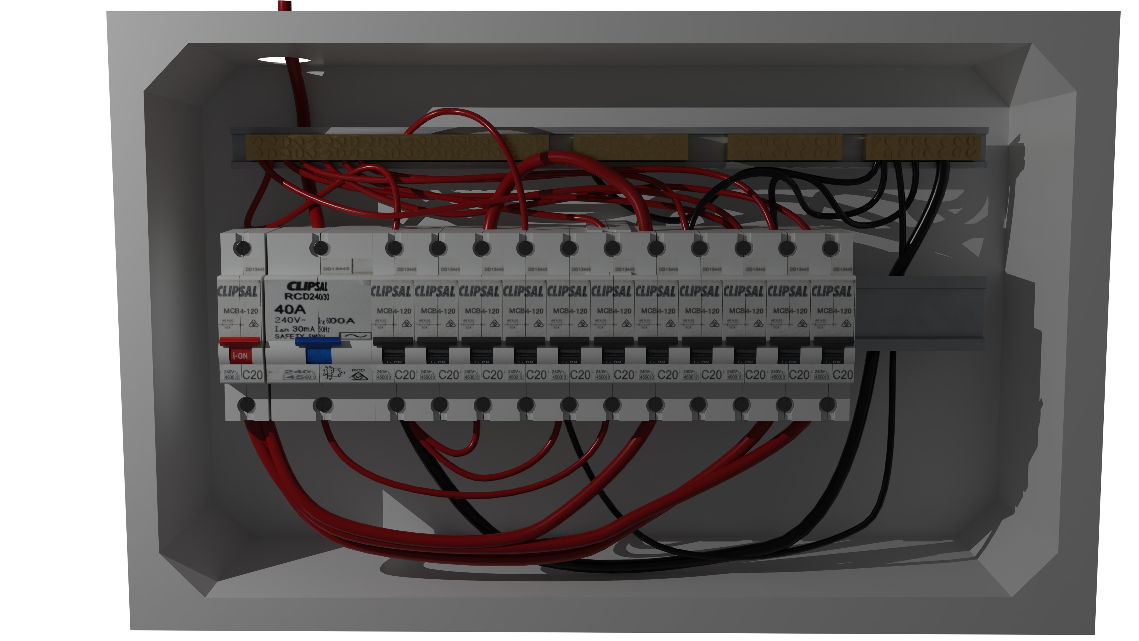 Circuit Board Free 3D model_4