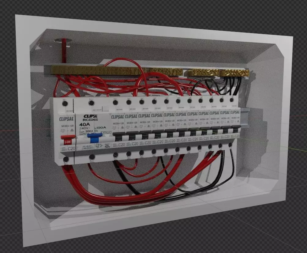 Circuit Board Free 3D model_0