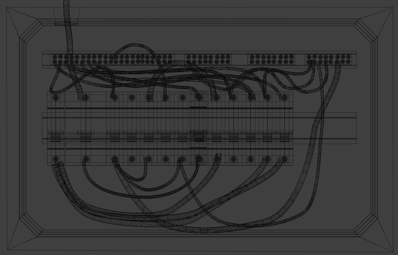 Circuit Board Free 3D model_5