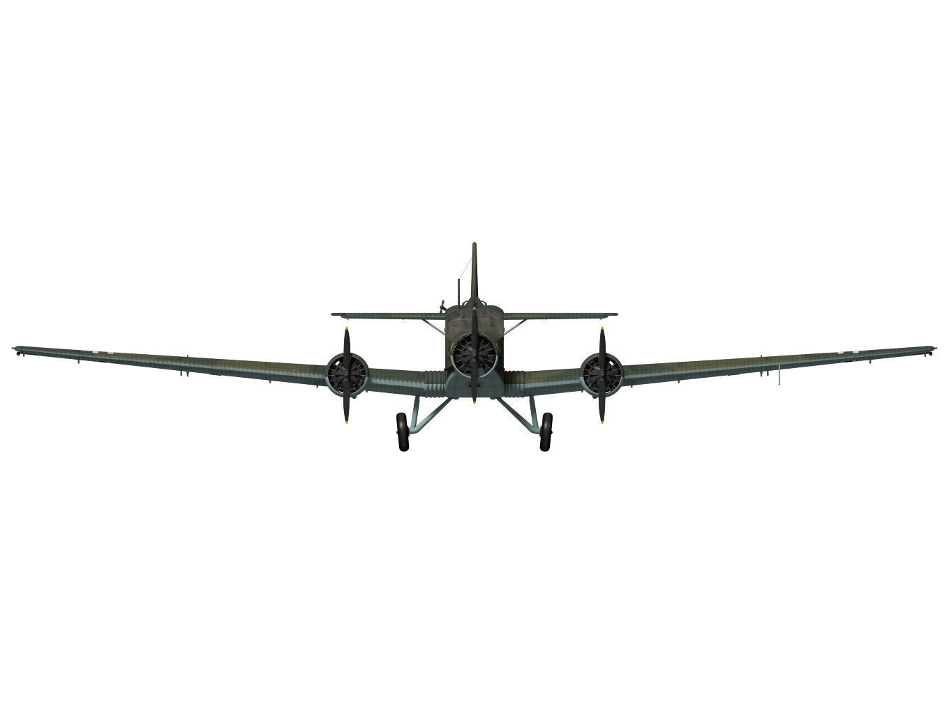 Junkers Ju52 3D model_9