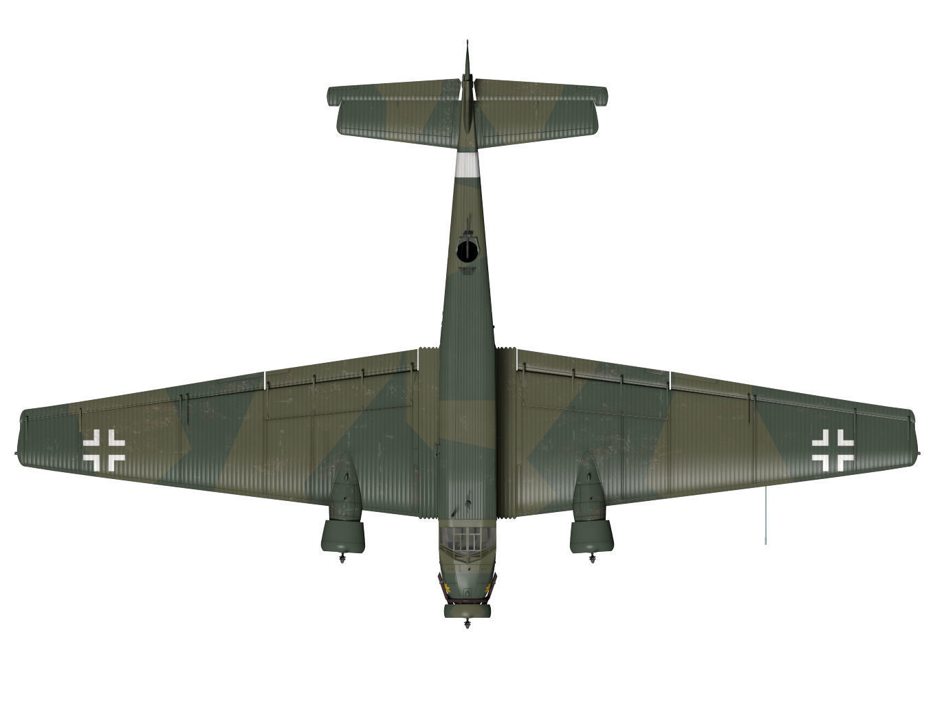 Junkers Ju52 3D model_10