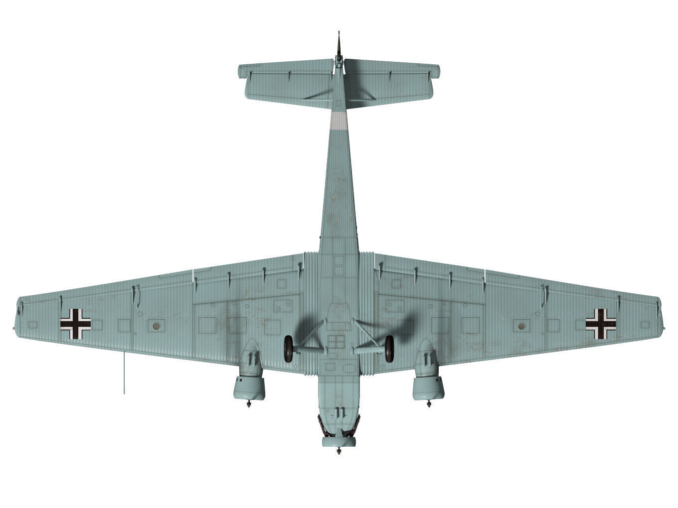 Junkers Ju52 3D model_11