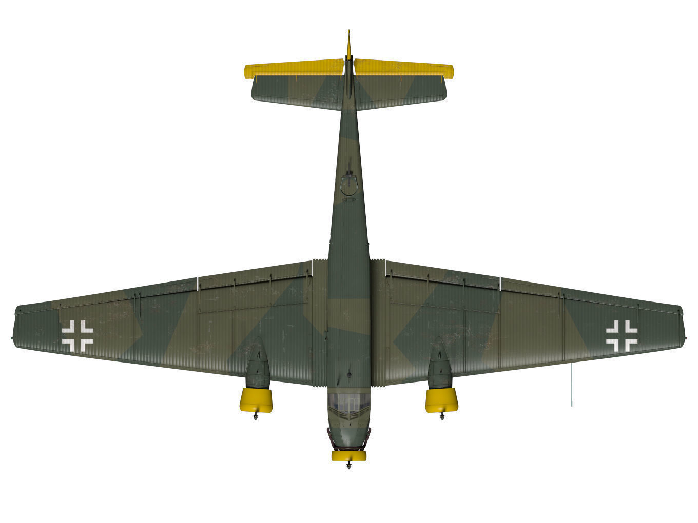 Junkers Ju52 3D model_10