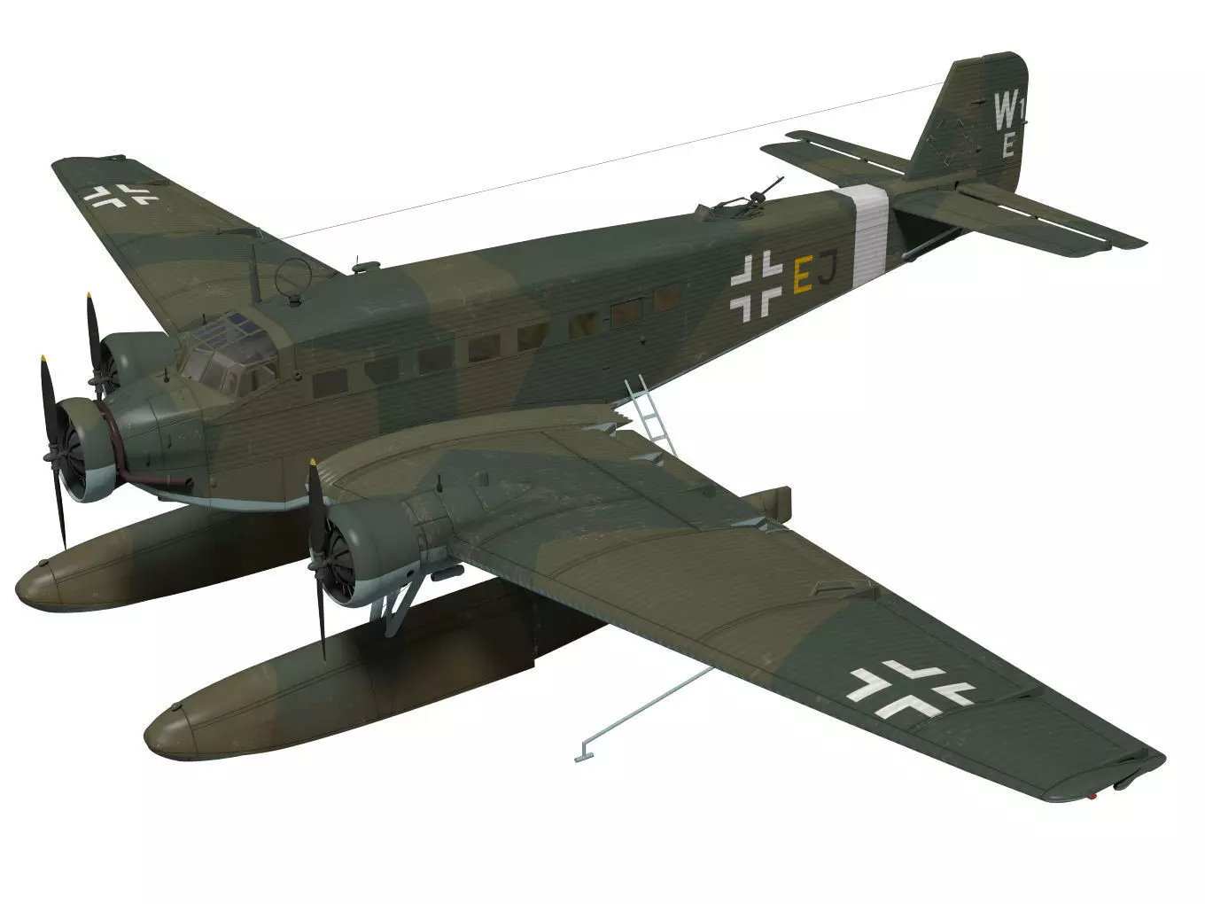 Junkers Ju52 3D model_0