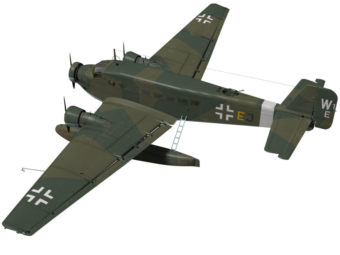 Junkers Ju52 3D model_1