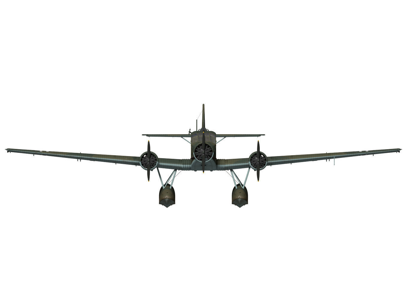 Junkers Ju52 3D model_9