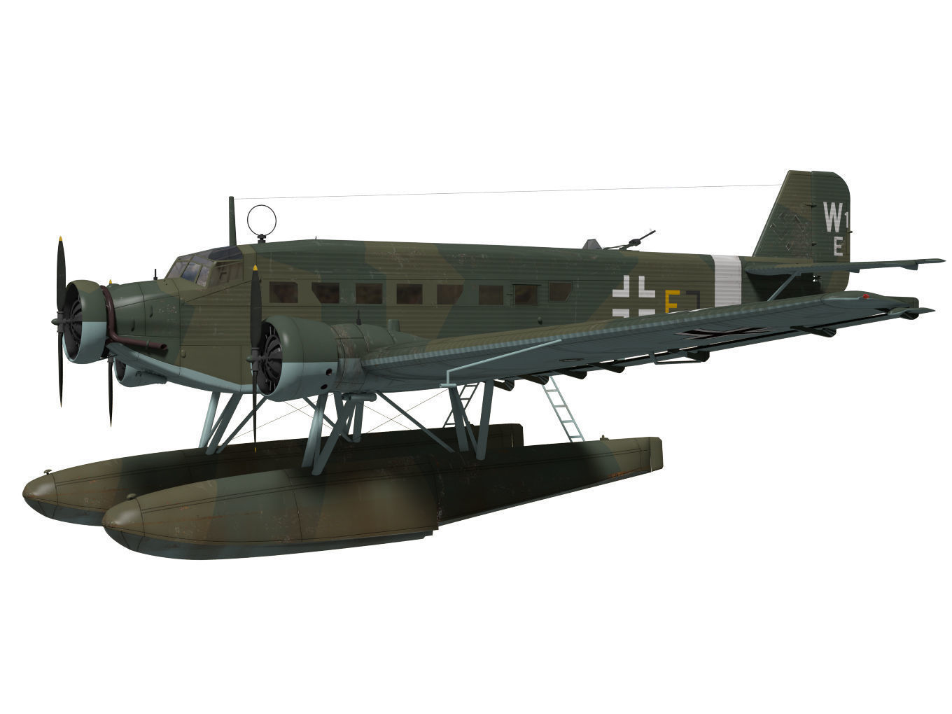 Junkers Ju52 3D model_5