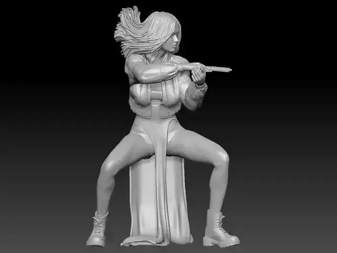 Ballerina fan-art Ana de Armas 3D print model