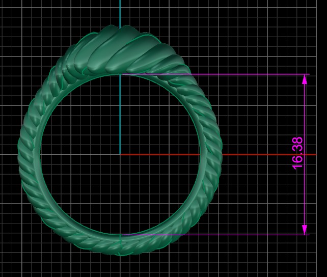 David Yurman sculpted cable micro and -12mm 3D print model_2