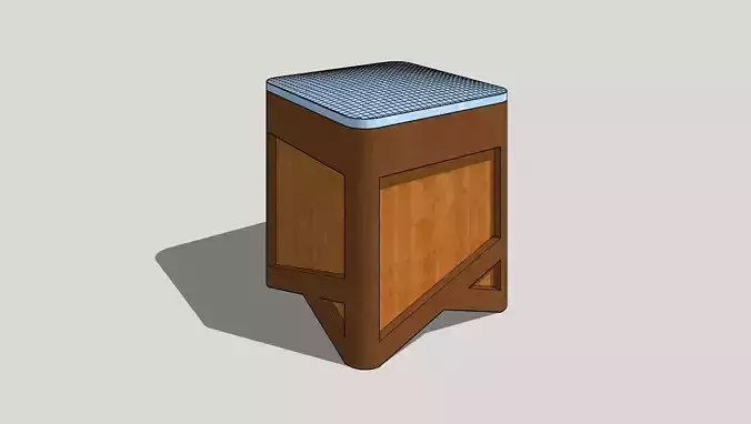 Bank made in SketchUp