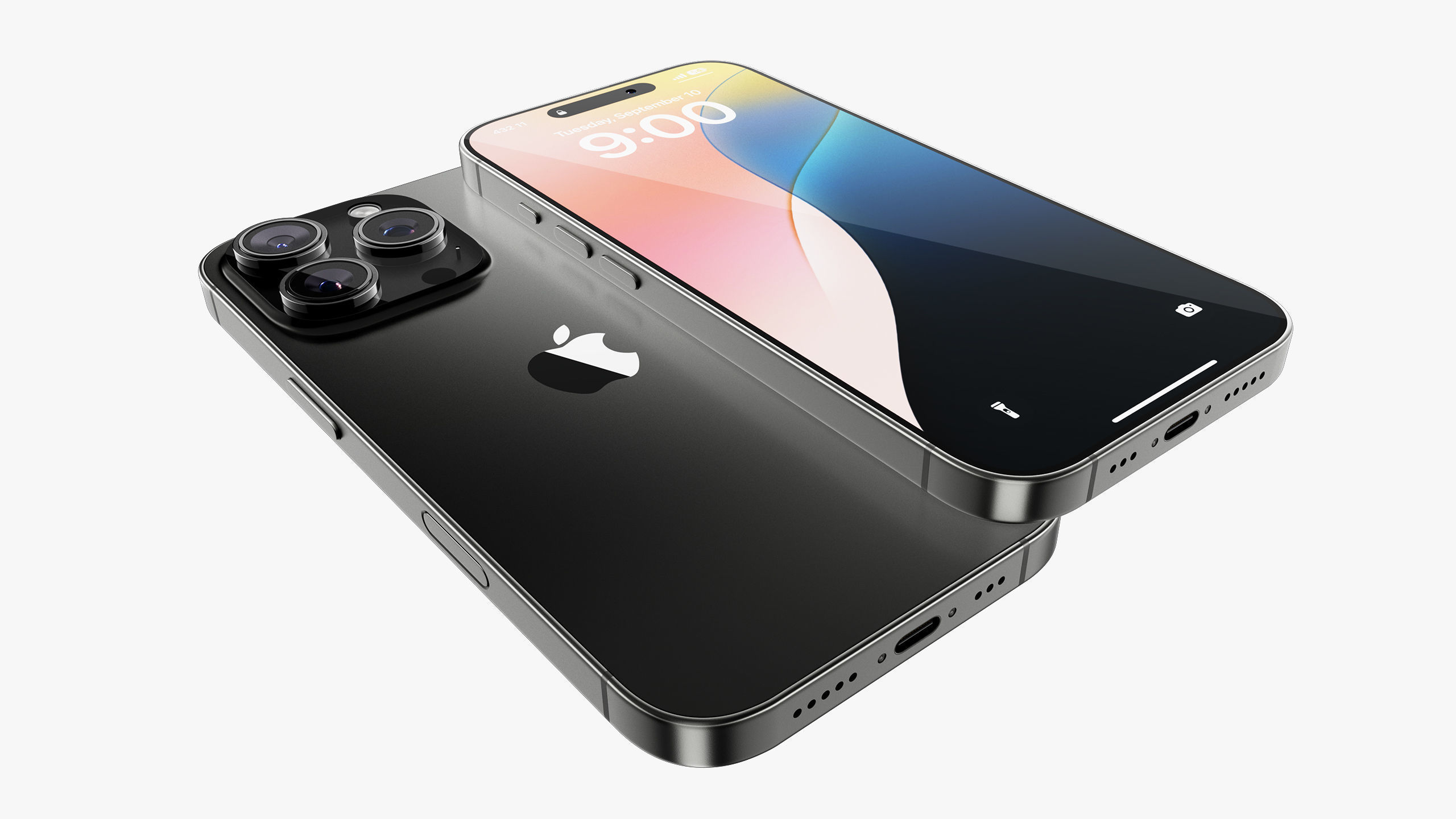 Apple iPhone 16 Pro  - Pro Max Black Titanium 3D model_16