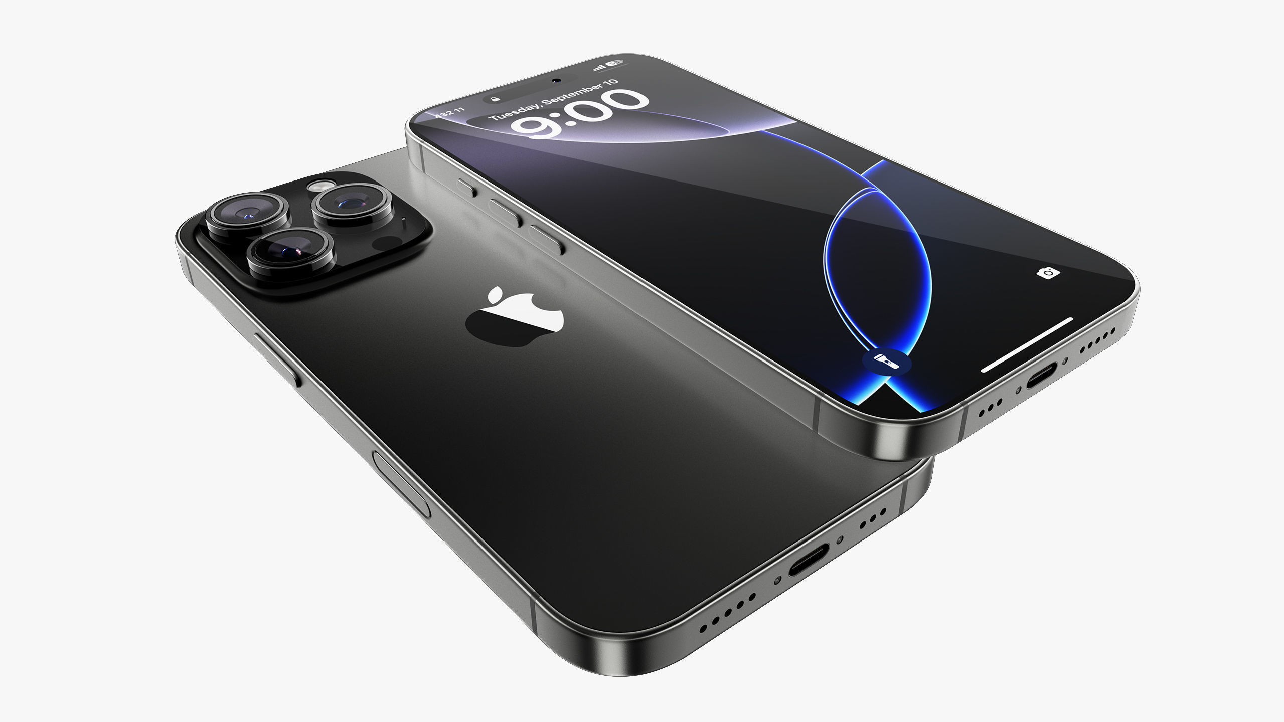 Apple iPhone 16 Pro  - Pro Max Black Titanium 3D model_24