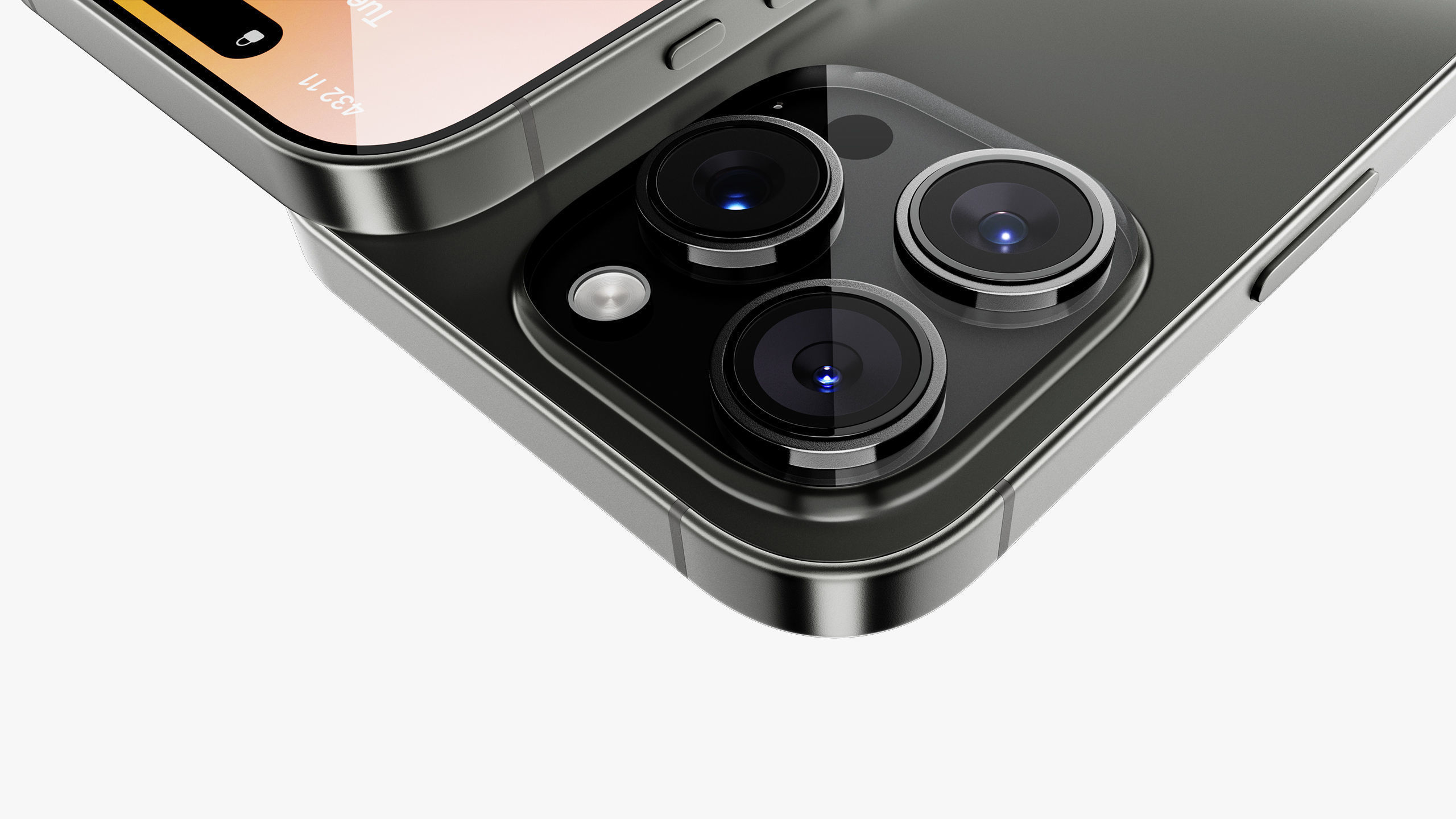 Apple iPhone 16 Pro  - Pro Max Black Titanium 3D model_20