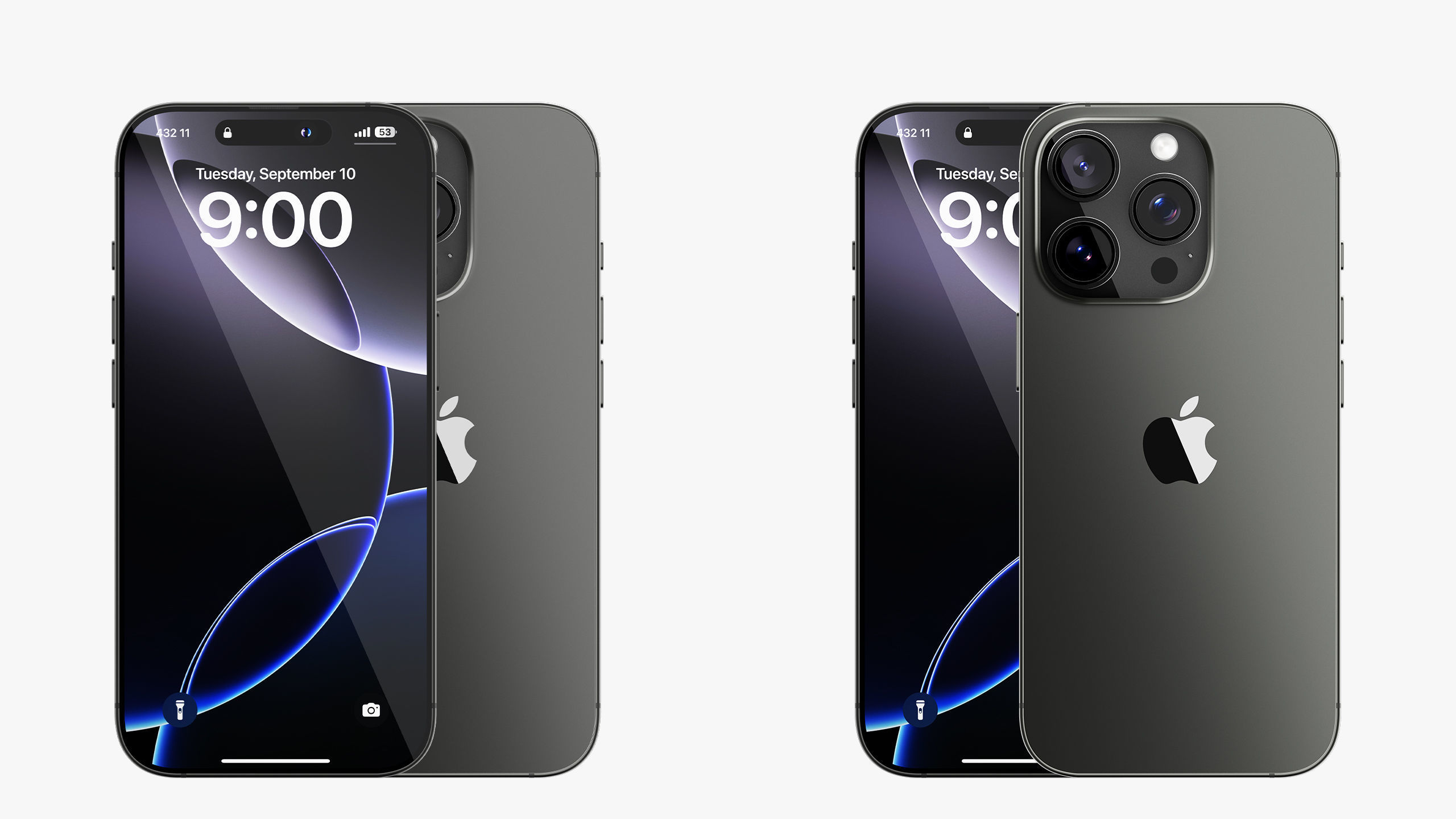 Apple iPhone 16 Pro  - Pro Max Black Titanium 3D model_6