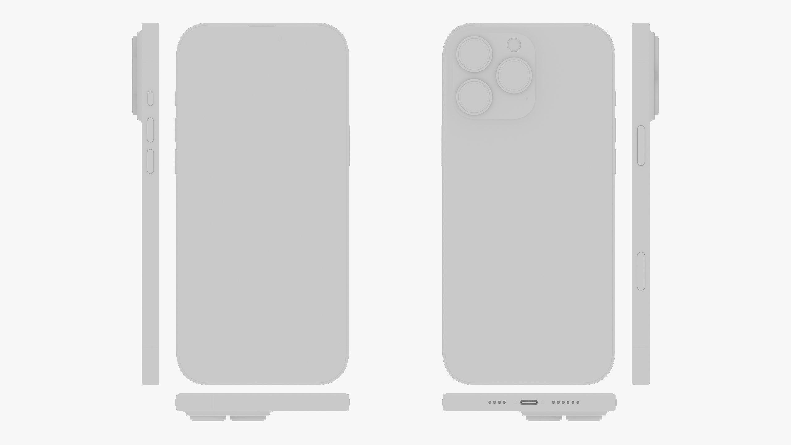 Apple iPhone 16 Pro  - Pro Max Black Titanium 3D model_33