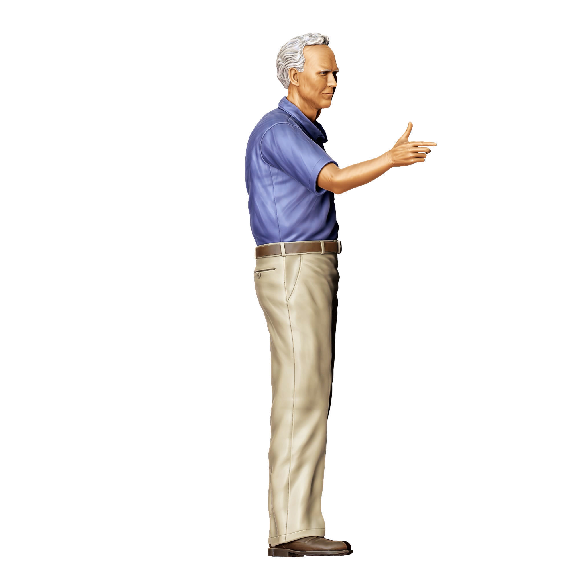 Gran Torino Walt Kowalski 3D print model_4