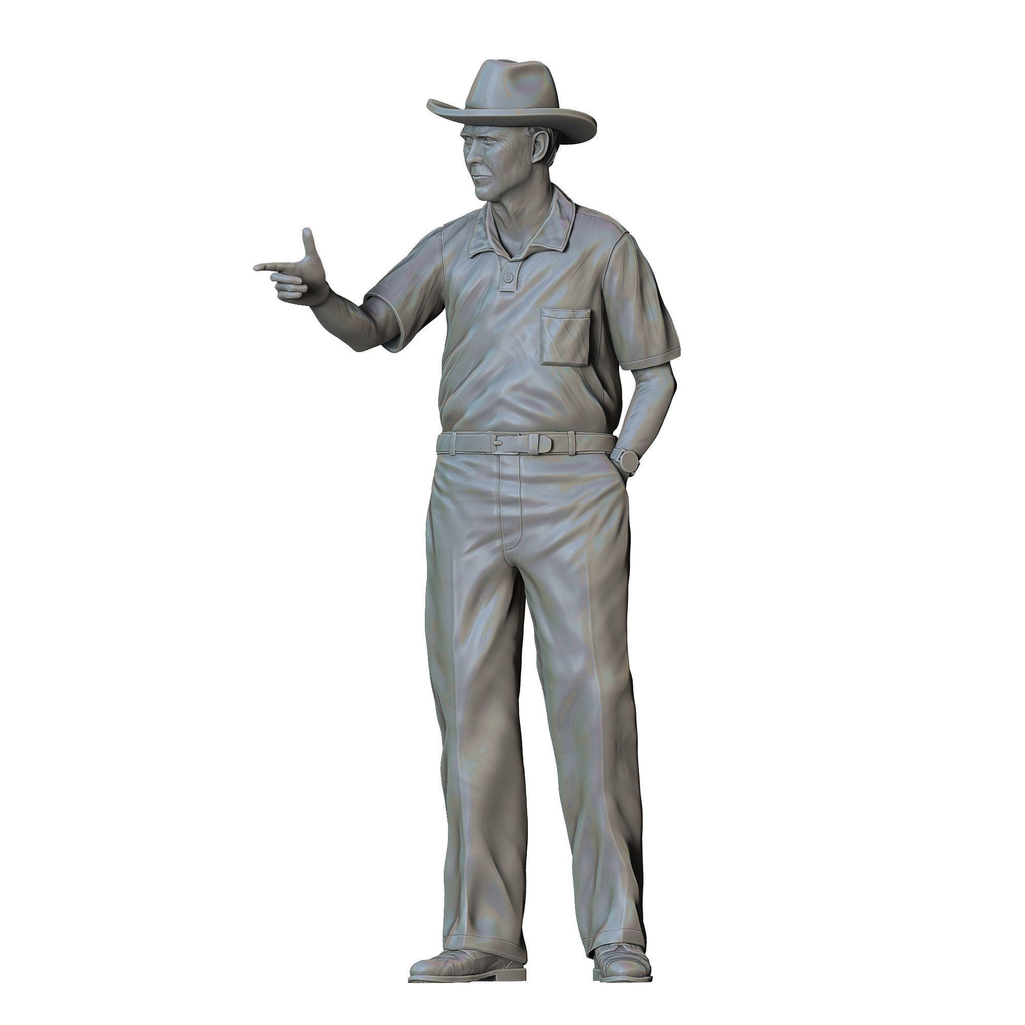 Gran Torino Walt Kowalski 3D print model_24