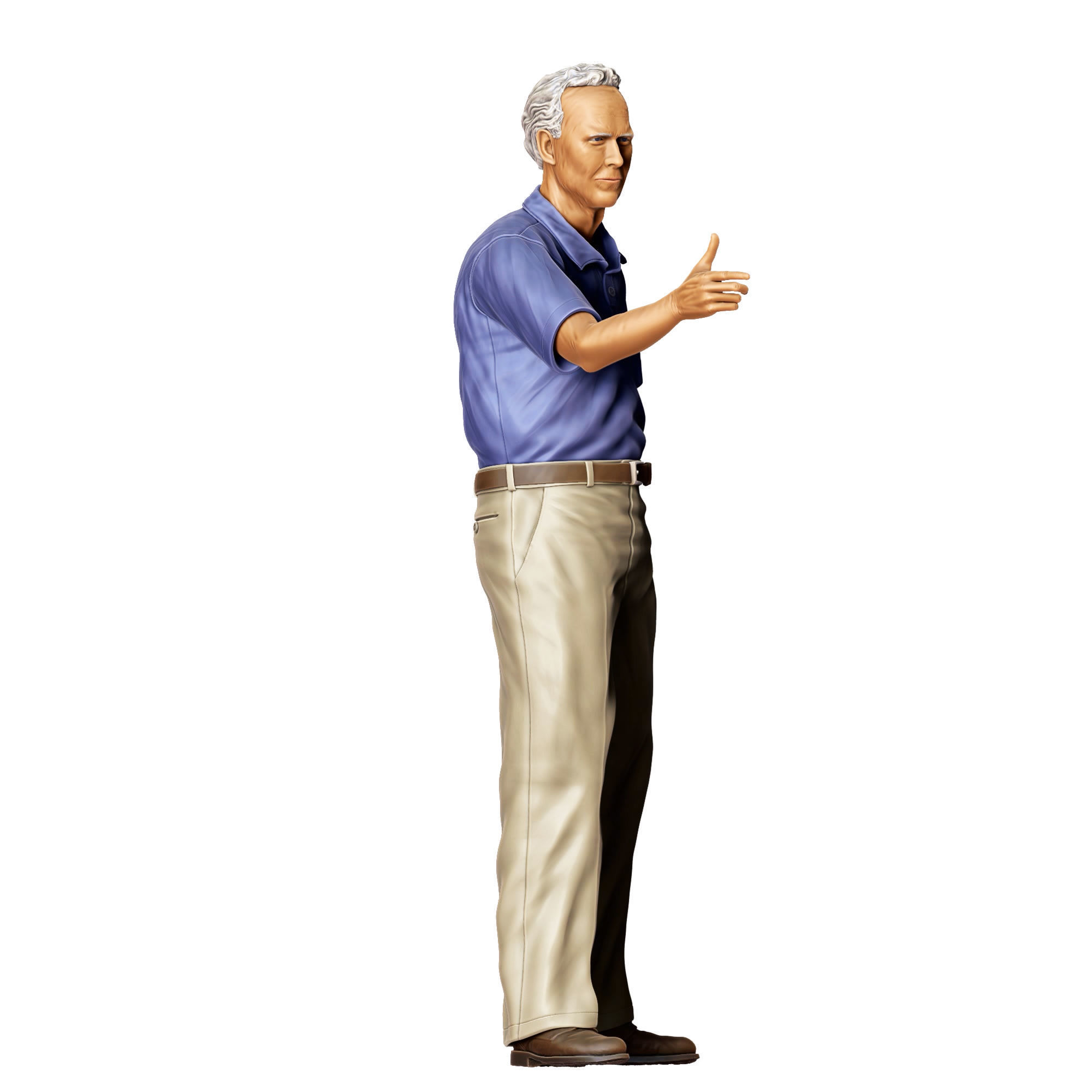 Gran Torino Walt Kowalski 3D print model_3