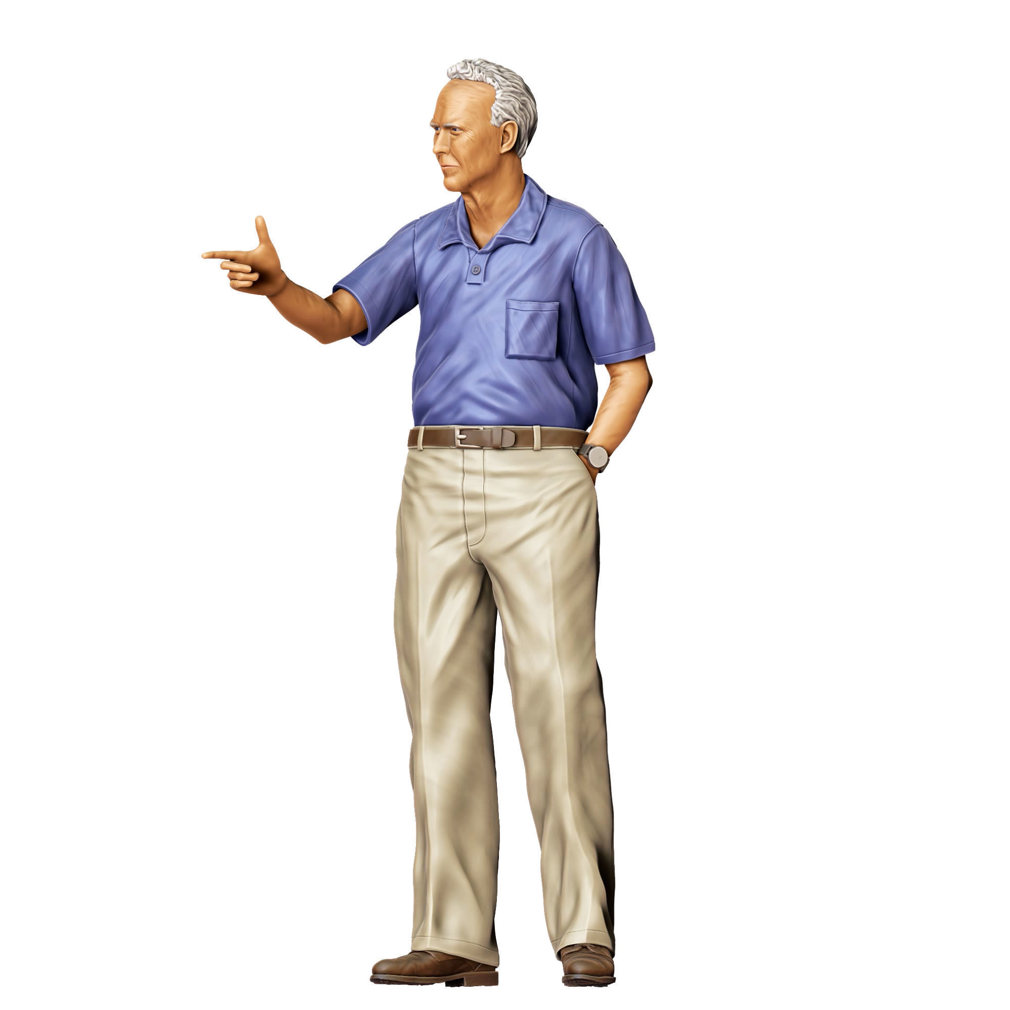 Gran Torino Walt Kowalski 3D print model_21