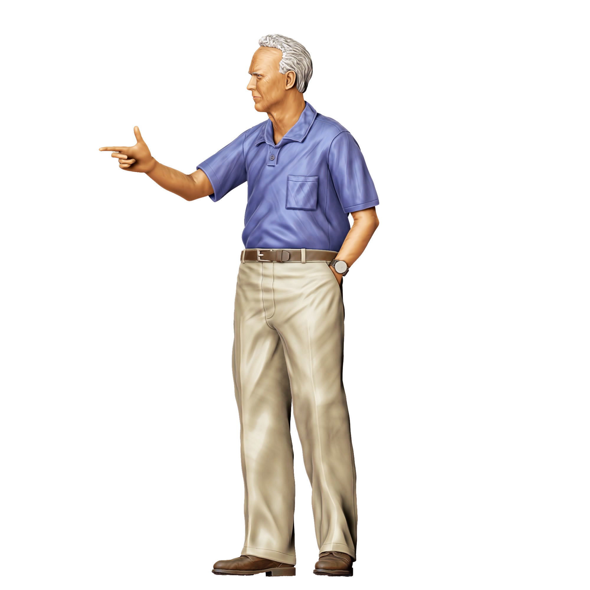 Gran Torino Walt Kowalski 3D print model_20