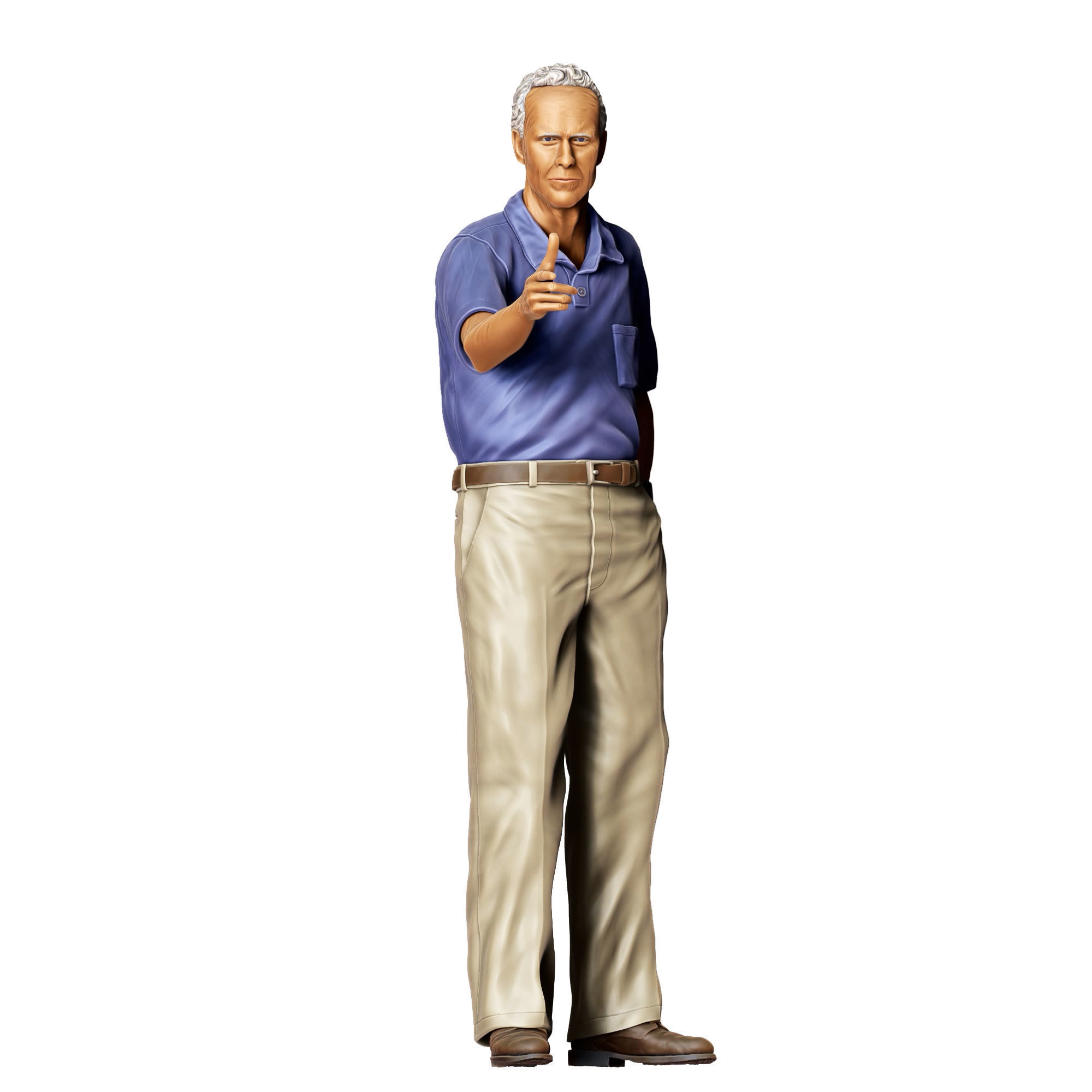 Gran Torino Walt Kowalski 3D print model_1