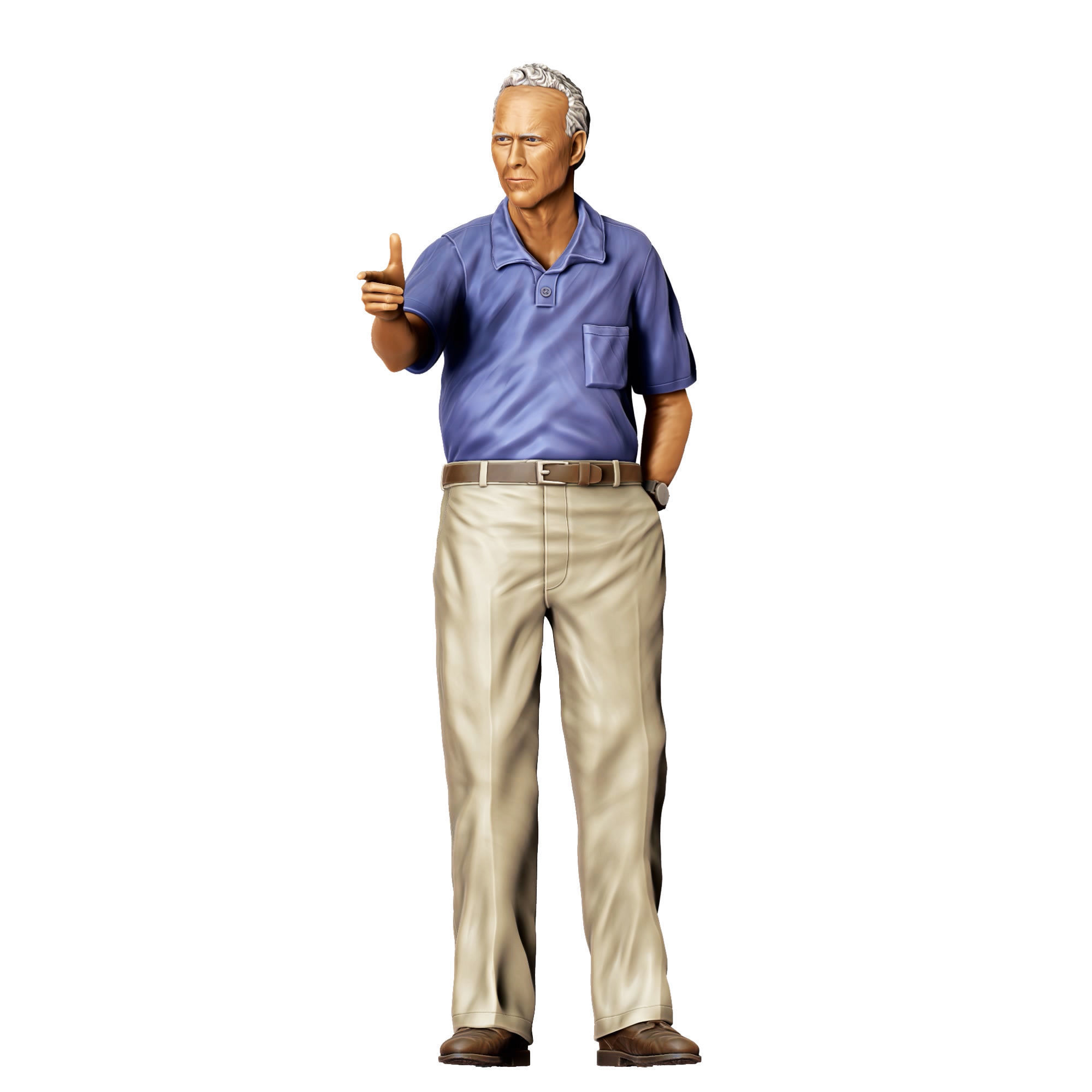 Gran Torino Walt Kowalski 3D print model_23