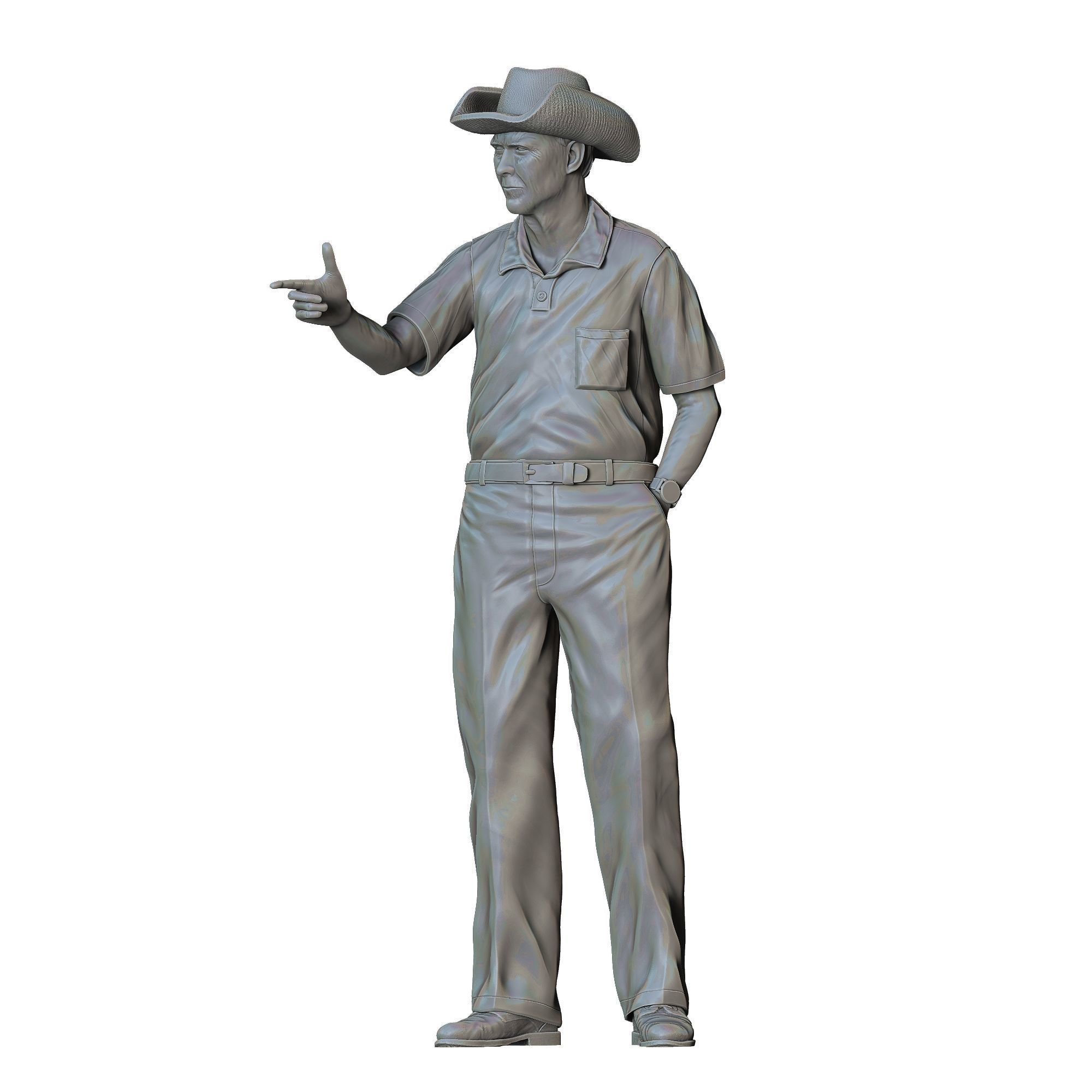 Gran Torino Walt Kowalski 3D print model_25