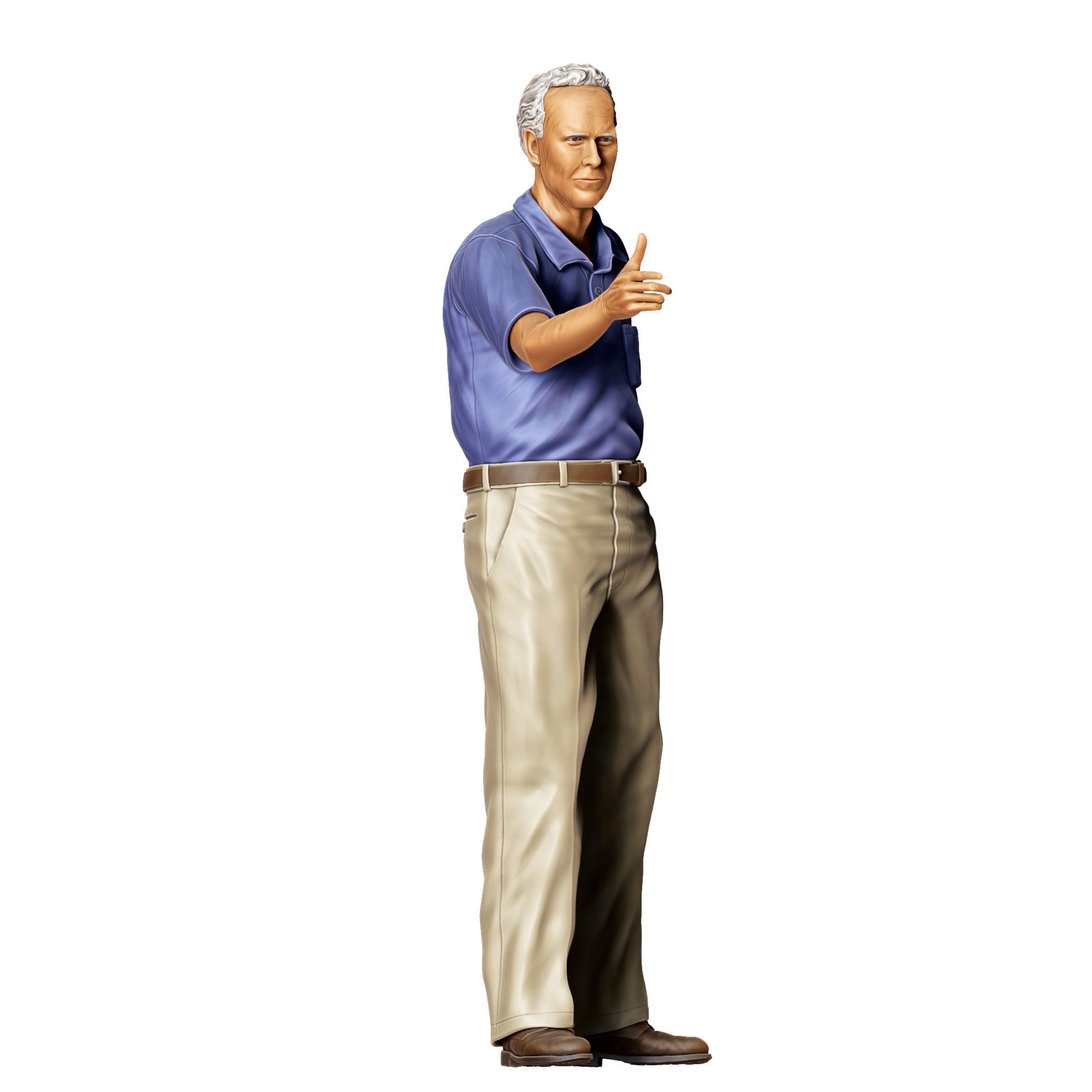 Gran Torino Walt Kowalski 3D print model_2