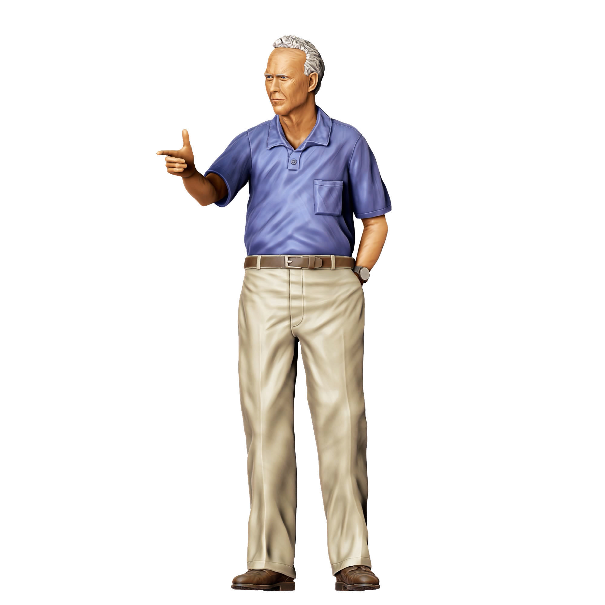 Gran Torino Walt Kowalski 3D print model_22