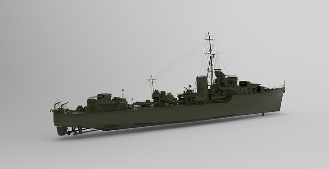 Battleship 3D model