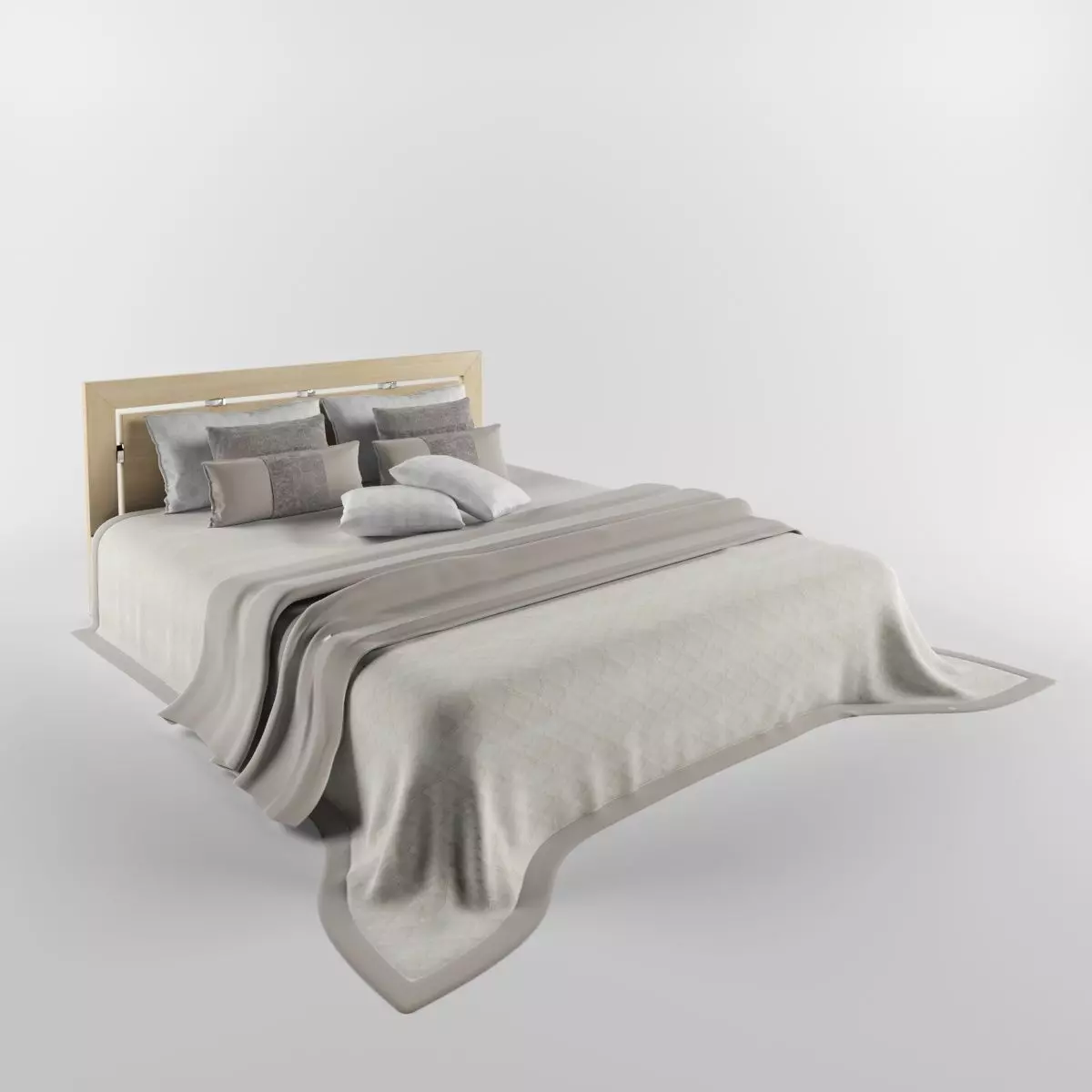 Modern Bed 3D model_0