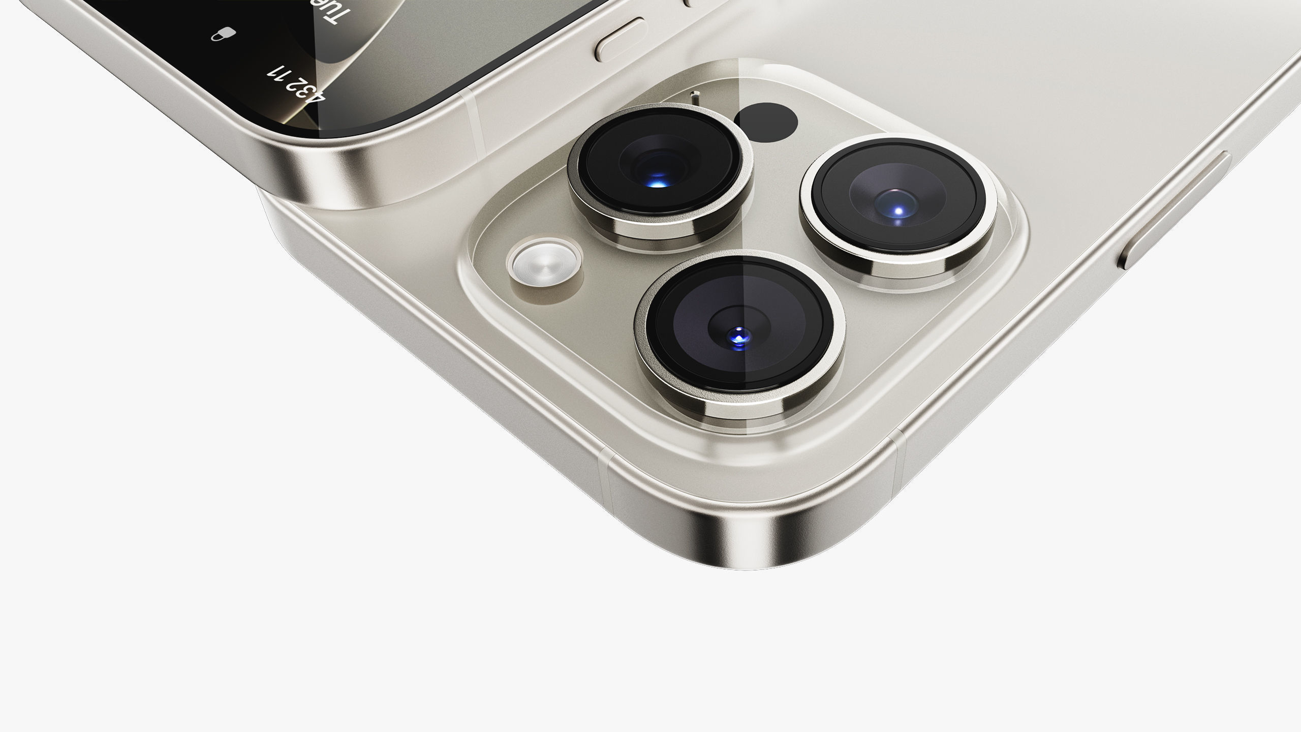 Apple iPhone 16 Pro - Pro Max Natural Titanium 3D model_12