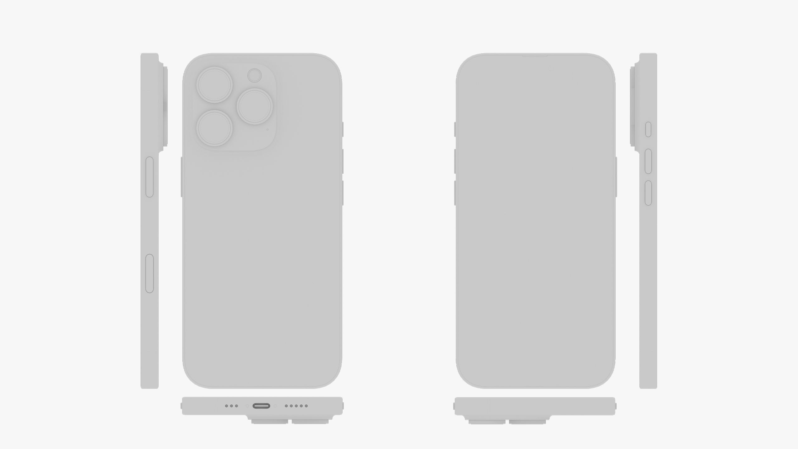 Apple iPhone 16 Pro - Pro Max Natural Titanium 3D model_34