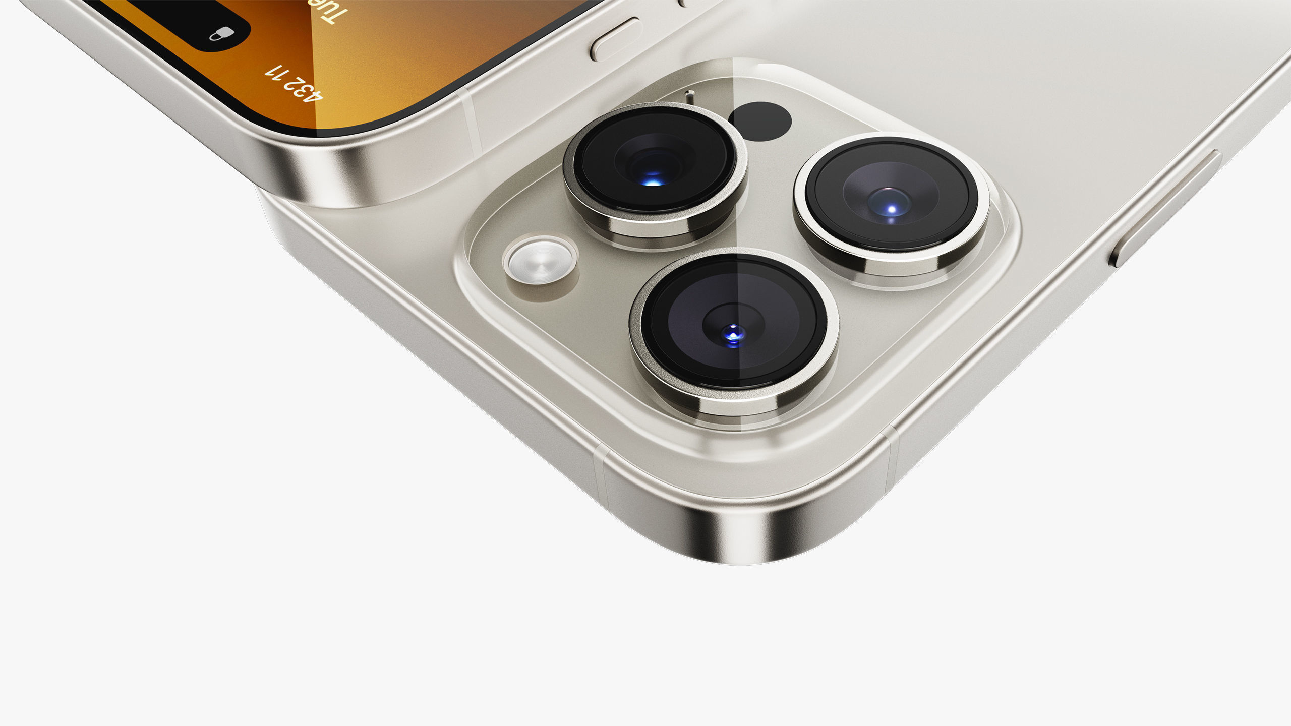 Apple iPhone 16 Pro - Pro Max Natural Titanium 3D model_28