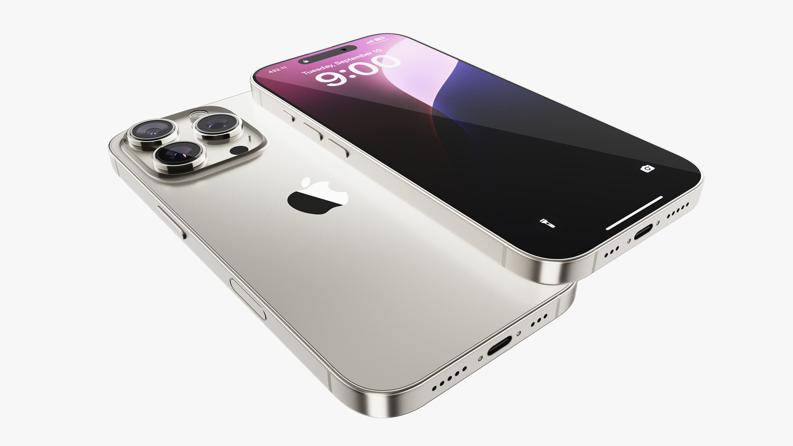 Apple iPhone 16 Pro - Pro Max Natural Titanium 3D model_24